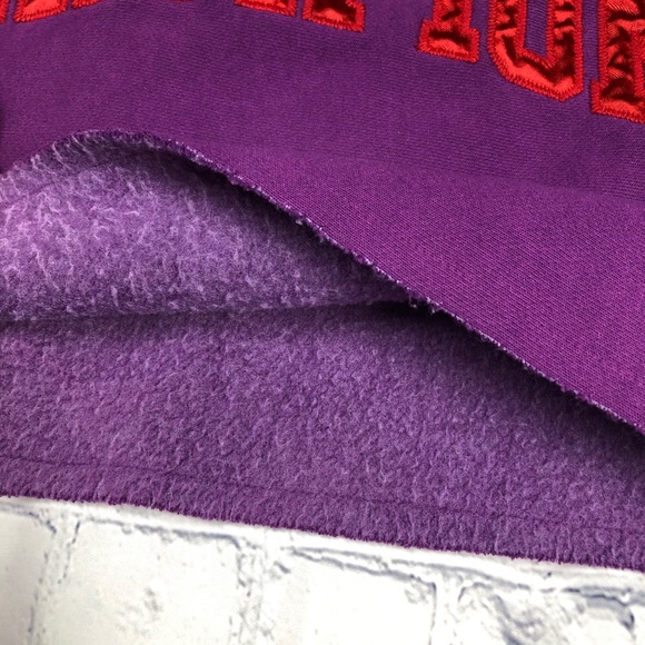 Champion Reverse Weave Purple Crop Sweater - Picture 7 of 7